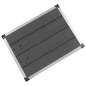 Preview:  Garten-Duschwanne WPC Edelstahl 80 x 62 cm Grau