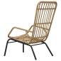 Preview:  Gartenstuhl Poly Rattan Hellbraun