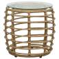 Preview:  3-tlg. Bistro-Set Poly Rattan Eiche