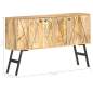 Preview:  Sideboard 118x30x75 cm Massivholz Mango