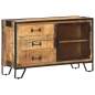 Preview:  Sideboard 100×31×60 cm Raues Mango-Massivholz 