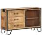 Preview:  Sideboard 100×31×60 cm Raues Mango-Massivholz 