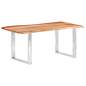 Preview:  Esstisch mit Baumkanten Akazie Masivholz 200 cm 3,8 cm 