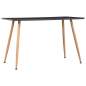 Preview:  Esstisch Grau und Eichefarben 120×60×74 cm MDF