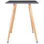 Preview:  Esstisch Grau und Eichefarben 120×60×74 cm MDF
