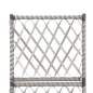 Preview:  Pflanzkübel mit Rankgitter 1 Topf 30x30x107 cm Poly Rattan Grau