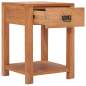 Preview:  Nachttisch 35x35x50 cm Massivholz Teak