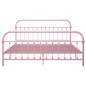 Preview:  Bettgestell Rosa Metall 180x200 cm