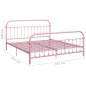 Preview:  Bettgestell Rosa Metall 180x200 cm