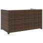 Preview:  5-tlg. Garten-Lounge-Set mit Auflagen Poly Rattan Braun