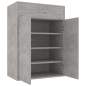 Preview:  Schuhschrank Betongrau 60x35x84 cm Holzwerkstoff