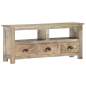 Preview:  TV-Schrank 110x30x50 cm Massivholz Mango