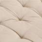 Preview:  Palettenkissen Baumwolle 120×40×7 cm Beige