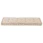 Preview:  Palettenkissen Baumwolle 120×40×7 cm Beige