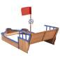 Preview:  Sandkasten Piratenschiff Tannenholz 190x94,5x101 cm
