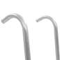 Preview:  2-stufige Trampolinleiter Stahl Silbern 72 cm