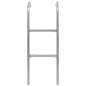 Preview: 2-stufige Trampolinleiter Stahl Silbern 102,6 cm