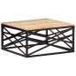 Preview:  Couchtisch 68 x 68 x 35 cm Massivholz Mango