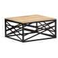 Preview:  Couchtisch 68 x 68 x 35 cm Massivholz Mango