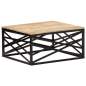 Preview:  Couchtisch 68 x 68 x 35 cm Massivholz Mango