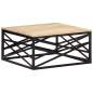 Preview:  Couchtisch 68 x 68 x 35 cm Massivholz Mango
