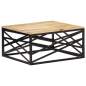 Preview:  Couchtisch 68 x 68 x 35 cm Massivholz Mango