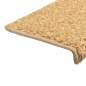 Preview:  Teppich-Treppenstufen 15 Stk. 65x21x4 cm Beige