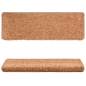 Preview:  Teppich-Treppenstufen 15 Stk. 65x21x4 cm Braun