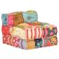 Preview:  Modularer Pouf Patchwork Stoff