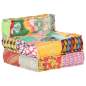 Preview:  Modularer Pouf Patchwork Stoff