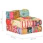 Preview:  Modularer Pouf Patchwork Stoff