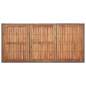 Preview:  Gartentisch Grau 200x150x74 cm Poly Rattan und Akazienholz