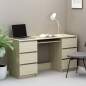 Preview:  Schreibtisch Sonoma-Eiche 140x50x77 cm Holzwerkstoff