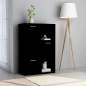 Preview:  Lagerschrank Schwarz 60x29,5x90 cm Holzwerkstoff