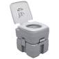 Preview:  Tragbare Campingtoilette Grau 20+10 L