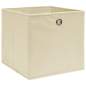 Preview:  Aufbewahrungsboxen 10 Stk. Creme 32x32x32 cm Stoff