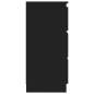 Preview:  Sideboard Schwarz 60x35x76 cm Holzwerkstoff
