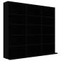 Preview:  CD-Regal Schwarz 102x23x89,5 cm Holzwerkstoff