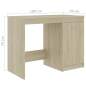Preview:  Schreibtisch Sonoma-Eiche 100x50x76 cm Holzwerkstoff