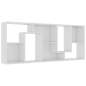Preview:  Bücherregal Hochglanz-Weiß 67x24x161 cm Holzwerkstoff