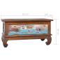 Preview:  Couchtisch 80x50x40 cm Teak Altholz