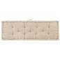 Preview:  Palettenauflagen 2 Stk. Baumwolle Beige
