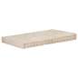 Preview:  Palettenauflagen 2 Stk. Baumwolle Beige