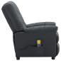 Preview:  Push Back Massagesessel Hellgrau Stoff