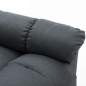 Preview:  Push Back Massagesessel Hellgrau Stoff
