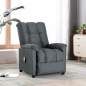 Preview:  Push Back Massagesessel Hellgrau Stoff
