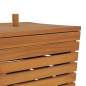 Preview:  Wäschekorb 30×30×45 cm Teak Massivholz