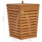 Preview:  Wäschekorb 30×30×45 cm Teak Massivholz