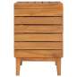 Preview:  Wäschekorb 40×30×45 cm Teak Massivholz