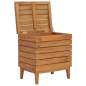 Preview:  Wäschekorb 40×30×45 cm Teak Massivholz